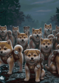 stampAI-ninja animals-6XbArh