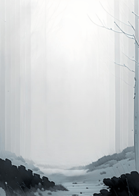 Peaceful snowy mountain cabin D37bA8