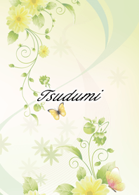 Tsudumi Butterflies & flowers