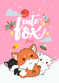 Fox Lovely Galaxy Pink
