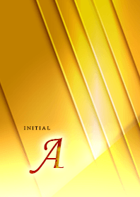 Initial "A"_Happy Gold