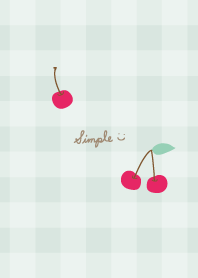 Cherry cute check4 from Japan