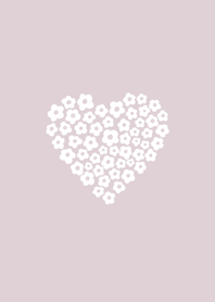 Floral Heart (Pearl Pink)