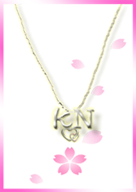 initial K&N(cherry blossoms)