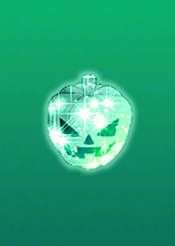 Blue Green Light Pumpkin