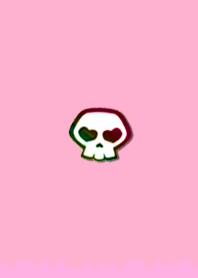 Simple skull heart