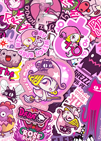 DADA Sticker Boom [Power Pink]
