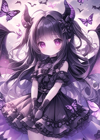⭐紫蝶蝙蝠的惡魔女孩❤️