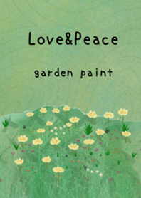 Oil painting art [garden paint 478]