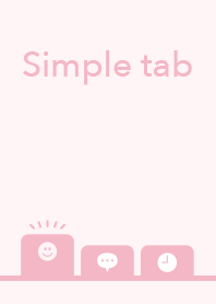 Simple tab(pink)