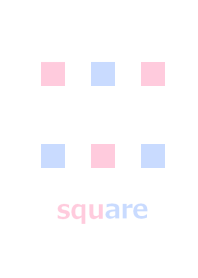 Pink and light blue square from japan