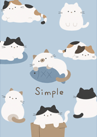 A laid-back and cute cat7.