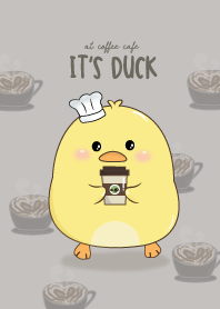 It's Duck at coffee cafe.