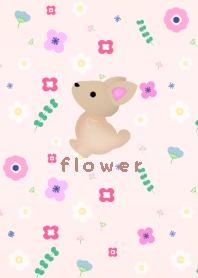 chihuahua nordic flower theme21 pink