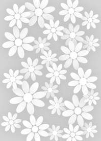 Pastel Flower [ Gray ] Ver.1
