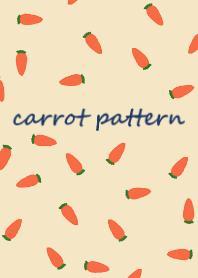 carrot pattern:navybeige