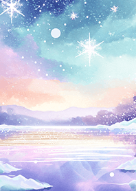 優美な冬の風景の着せかえ(Winter-994)