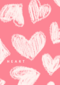 Fluffy pink heart
