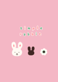 simple and cute rabbit