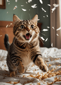 Cats run wild #IZGaZ017.