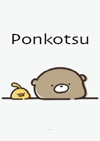 สีเทา : Everyday Bear Ponkotsu 1
