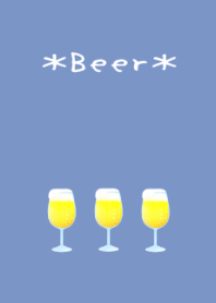 ＃ビール【深い青】
