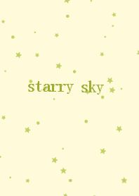 starry sky (yellowgreen:)