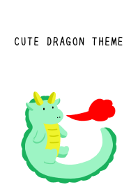 CUTE DRAGON THEME-WHITE