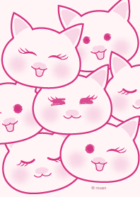 A clump of cats