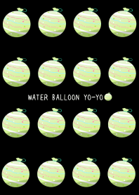 YELLOW GREEN WATER BALLOON YO-YOj-BLACK