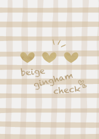 beige gingham check Theme