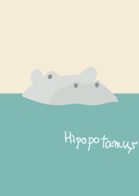 Bathing hippo g