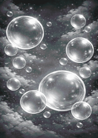 Gray Black Bubble Clouds