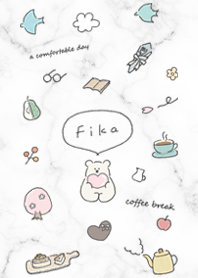 "Fika" Marble White01_2