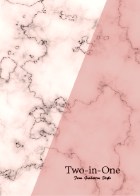 2-in-1 / Marble Burgundy