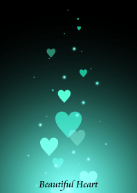 - Beautiful Emerald green Heart -