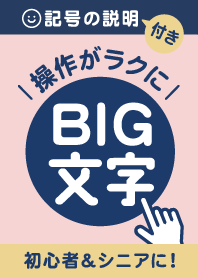 Big Word / Navy Beige Pink
