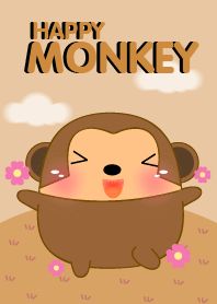 Happy Cute Fat Monkey Theme