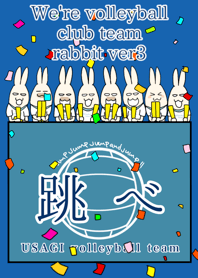 We're volleyball club team rabbit ver3