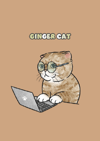 gingercat9 - burly wood