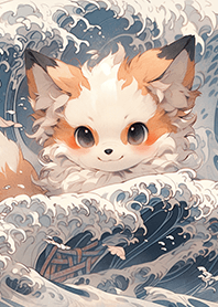 浮世繪-小狐狸超口愛!!!❤療癒您的心1