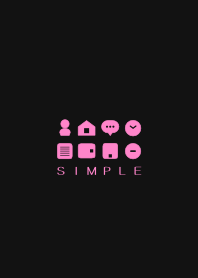 SIMPLE(black pink)V.493b