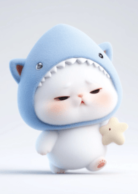 Cute fat cat round body_68