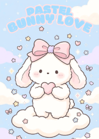 กระต่ายหัวใจพาสเทล