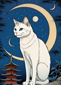 Cat under the Moon fFceCc