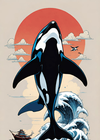 Sea Tiger Whale eqPYx