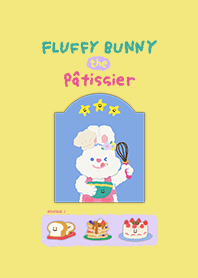 Fluffy bunny the 'Patissier'