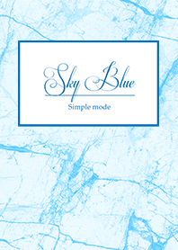 浪漫大理石-天空藍(簡單模式)