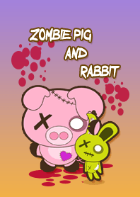 zombie pig and rabbit