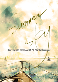 Summer sky.